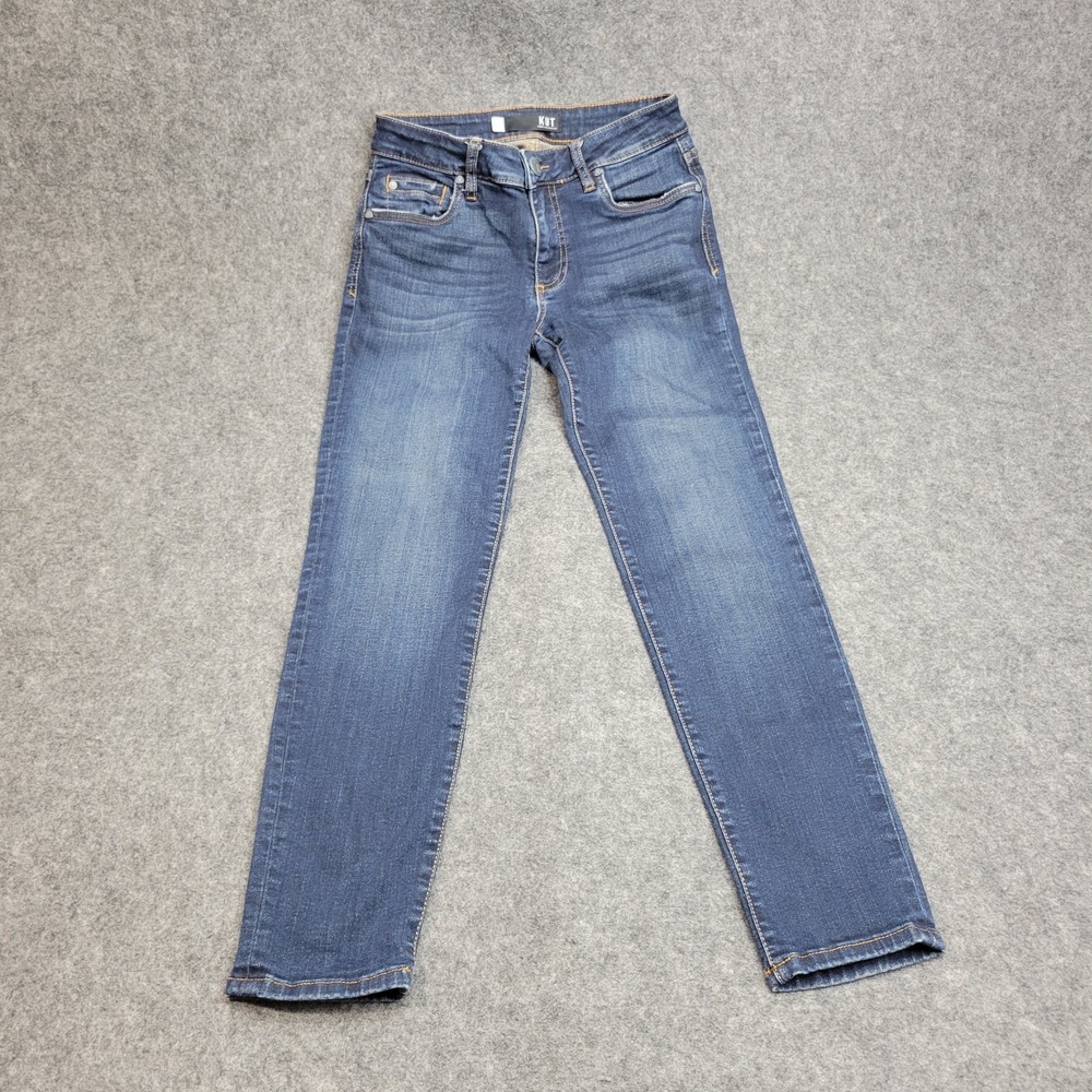 Kut From The Kloth Jeans Womens Pettie 0 Blue Denim Stretch Y2K Diana Skinny Leg - Picture 2 of 11